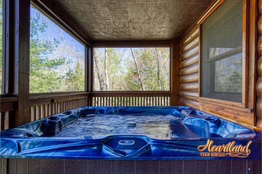 Hot Tub on Back Deck